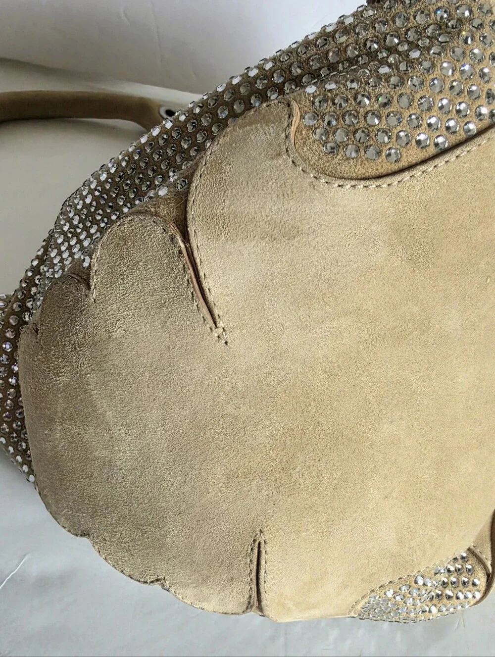 Jimmy Choo Grant Hobo With Swarovski Crystals